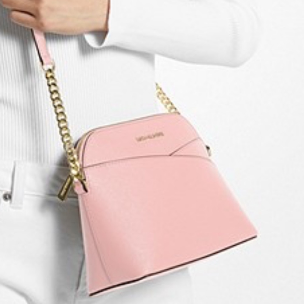 MICHAEL KORS
Jet Set Travel Medium Dome Crossbody Bag
Powder Blush 
NWT - Picture 7 of 16